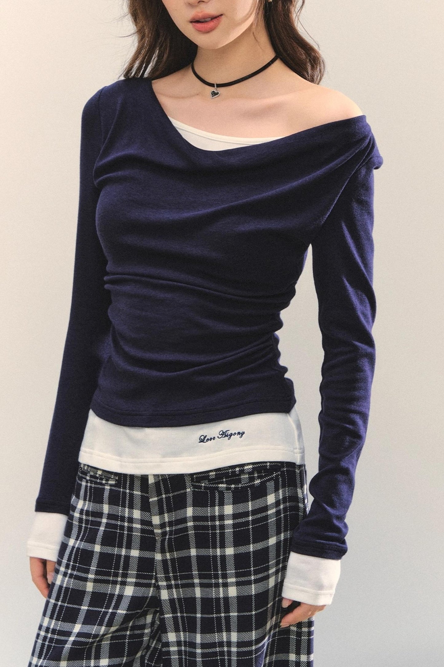 Swing Slim Fit Patchwork T-Shirt