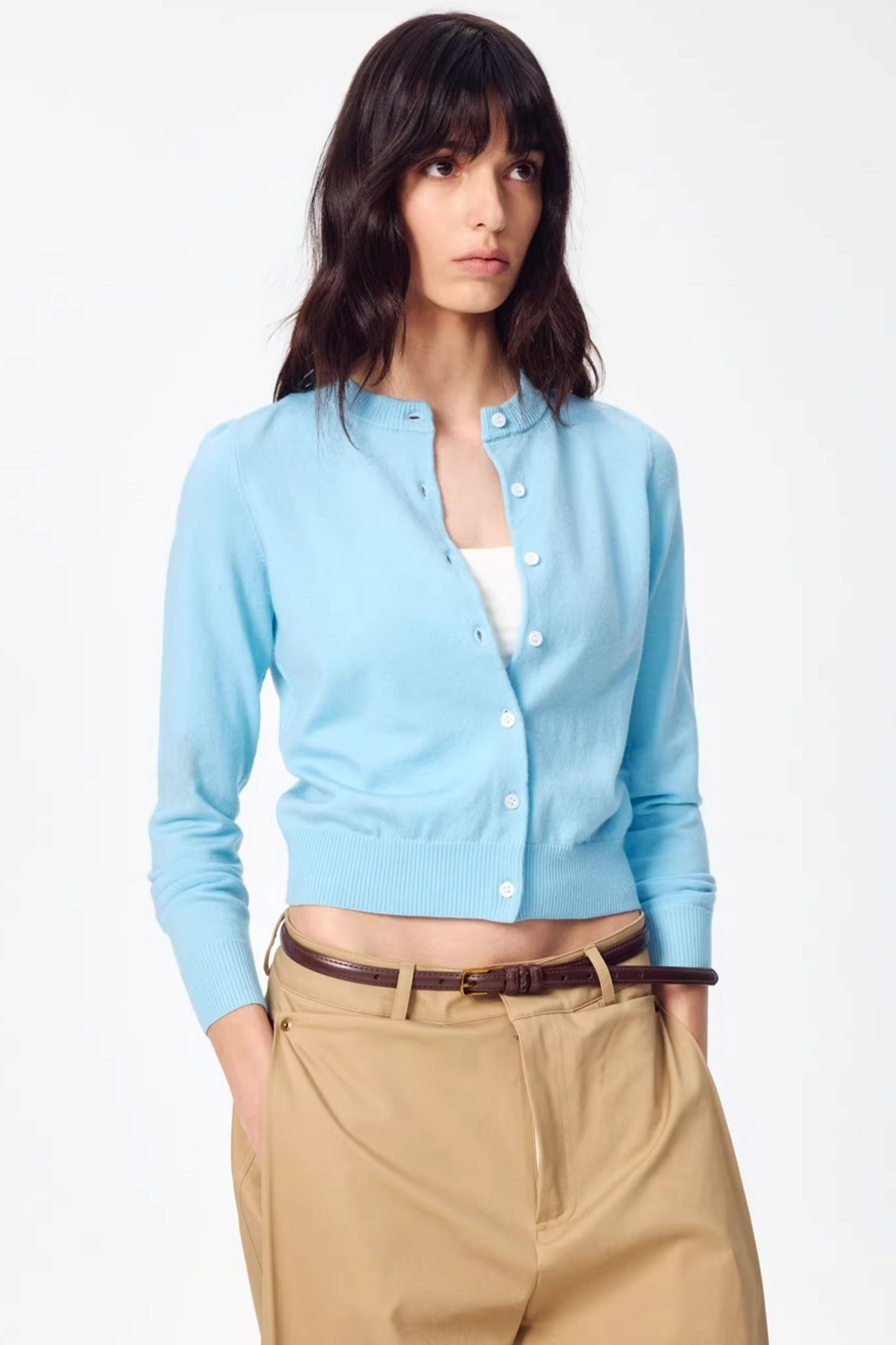 Retro Wool Colorful Cardigan Sweater