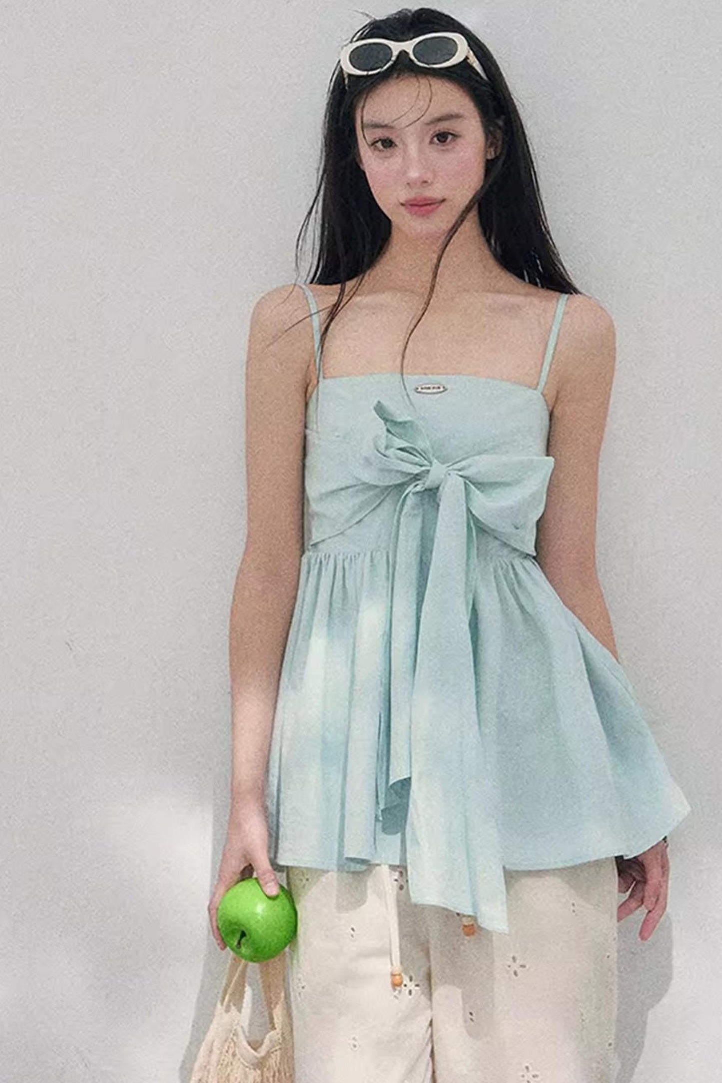 Whisper of Blues Babydoll Top