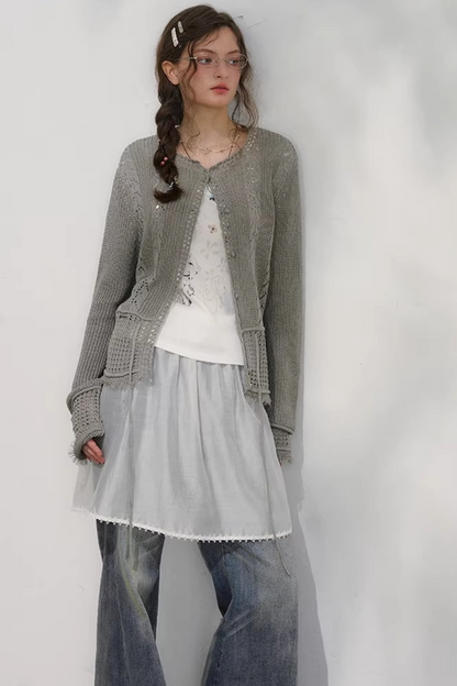 Lace Mist Garden Skirt