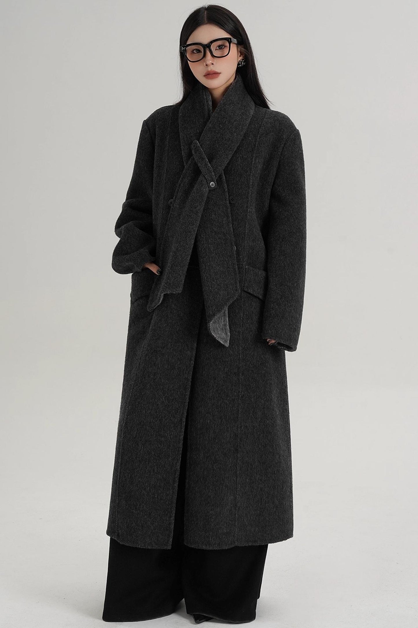 Wool Reversible Coat