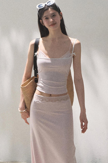 Lace High-Waist Skirt