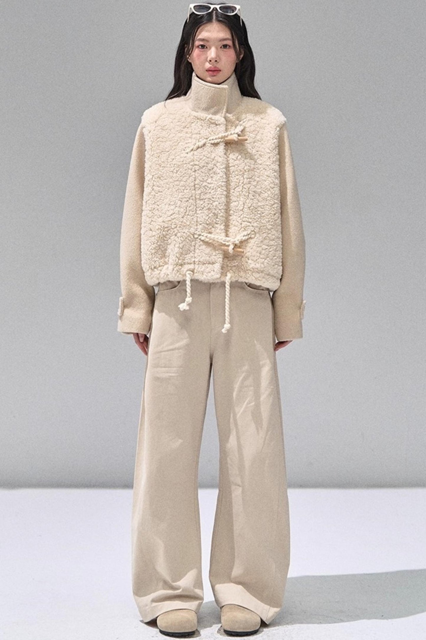 Toggle Button Woolen Coat