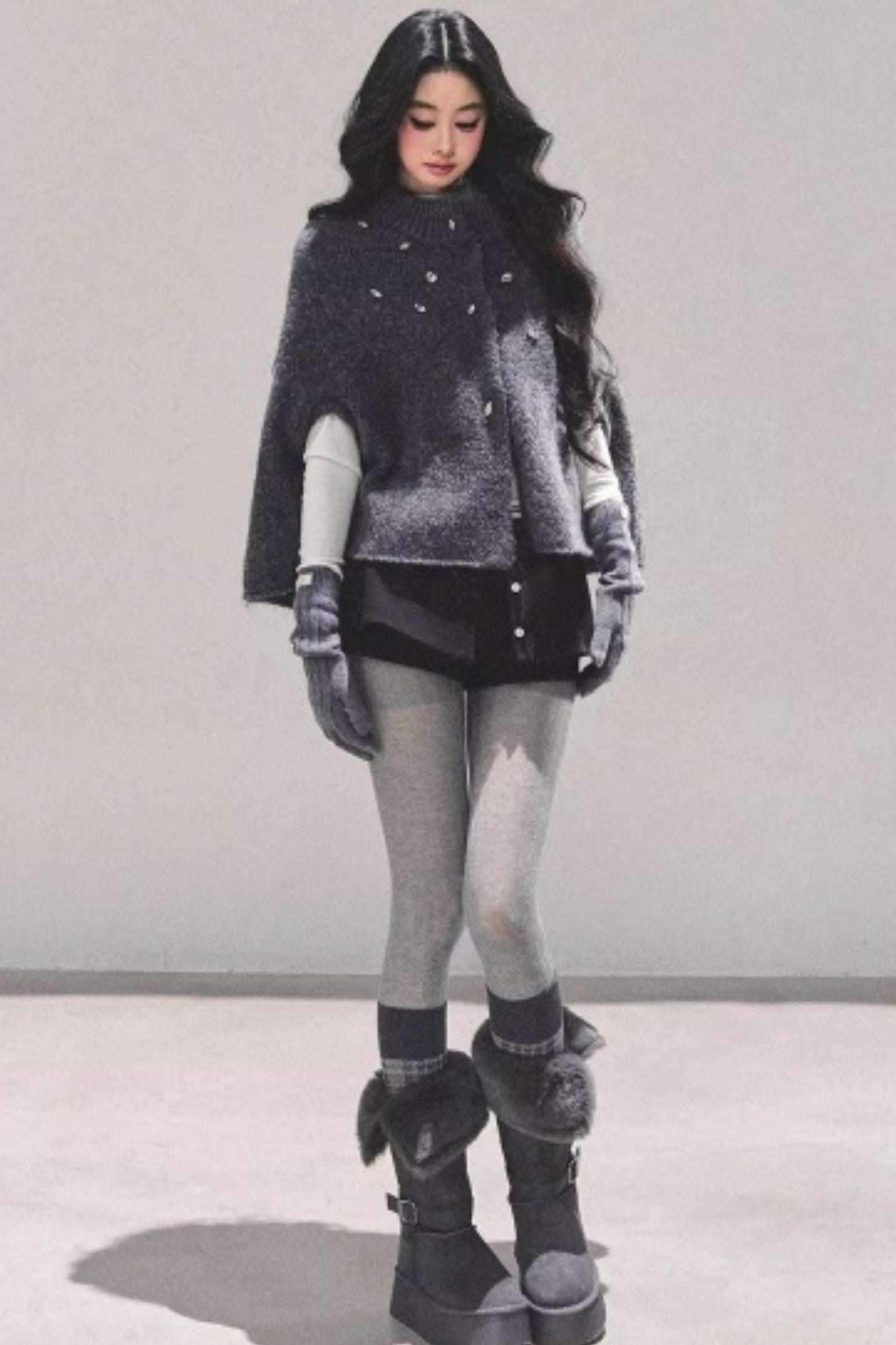 Wilderness Monologue Sweater Cape