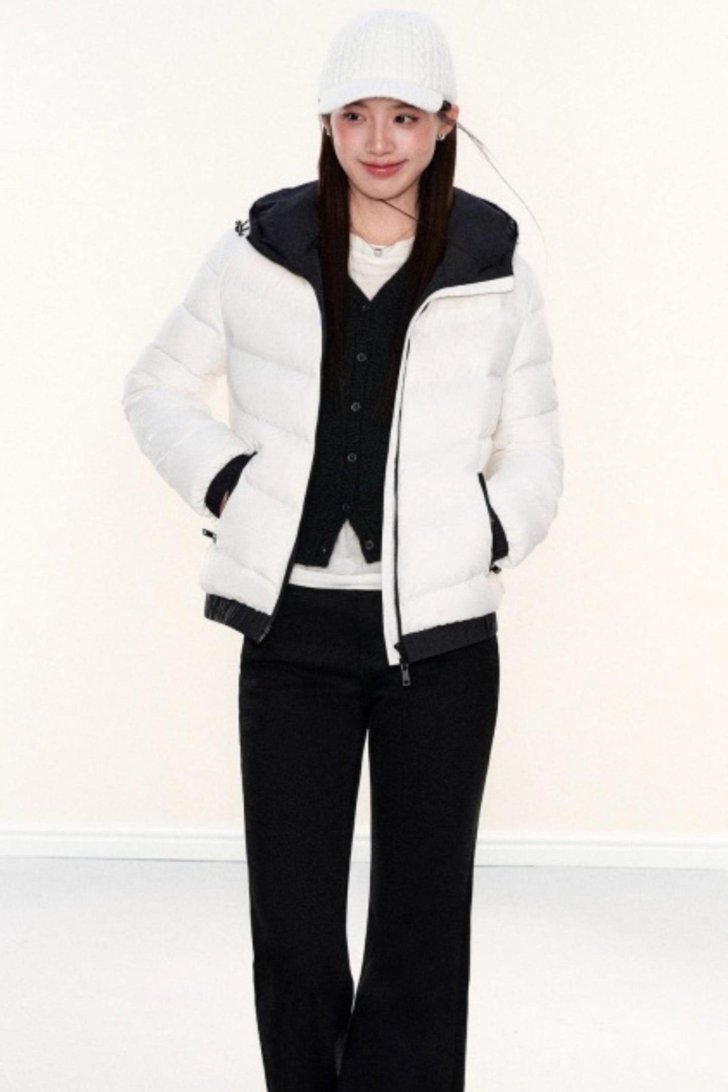 Slim-Fit Knitted Cardigan