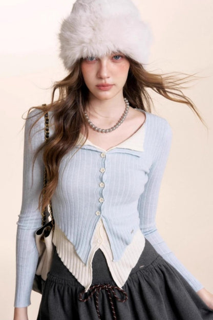 Romantic Wool Blend Cardigan