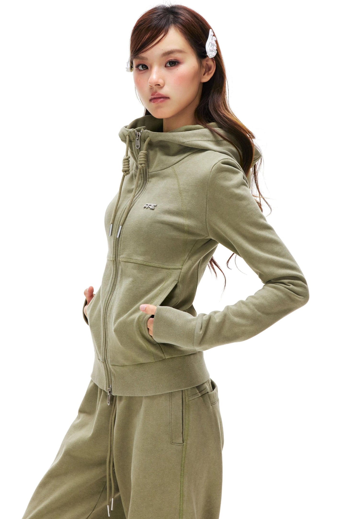 Double-Ended Zipper Jacket & Sweatpants Set-Up