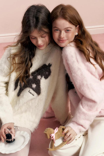 Floral Wool Jacquard Sweater