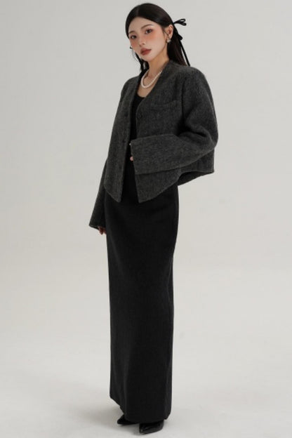 Double-Sided Woolen Coat