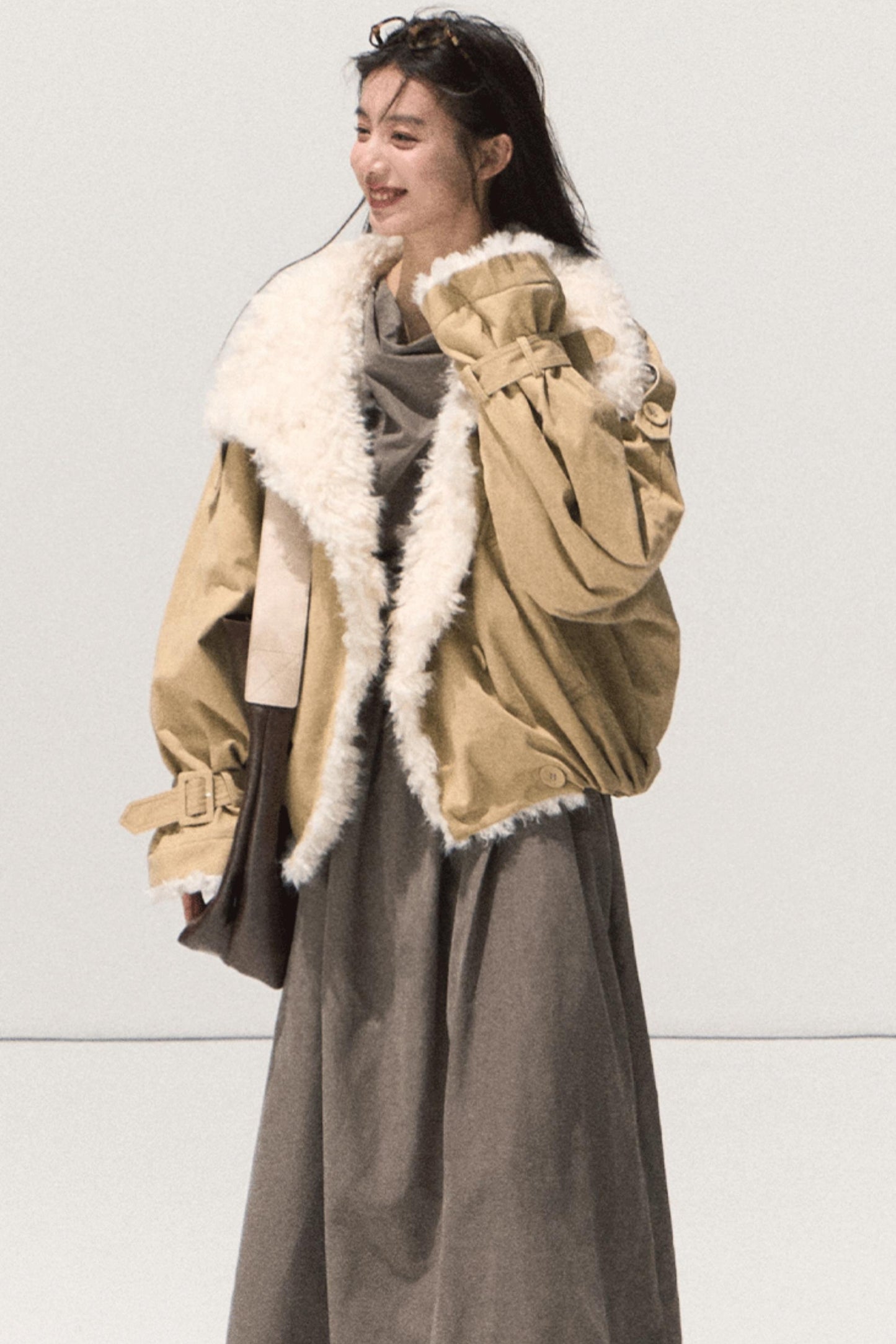 The Moon Swing Collar Dress