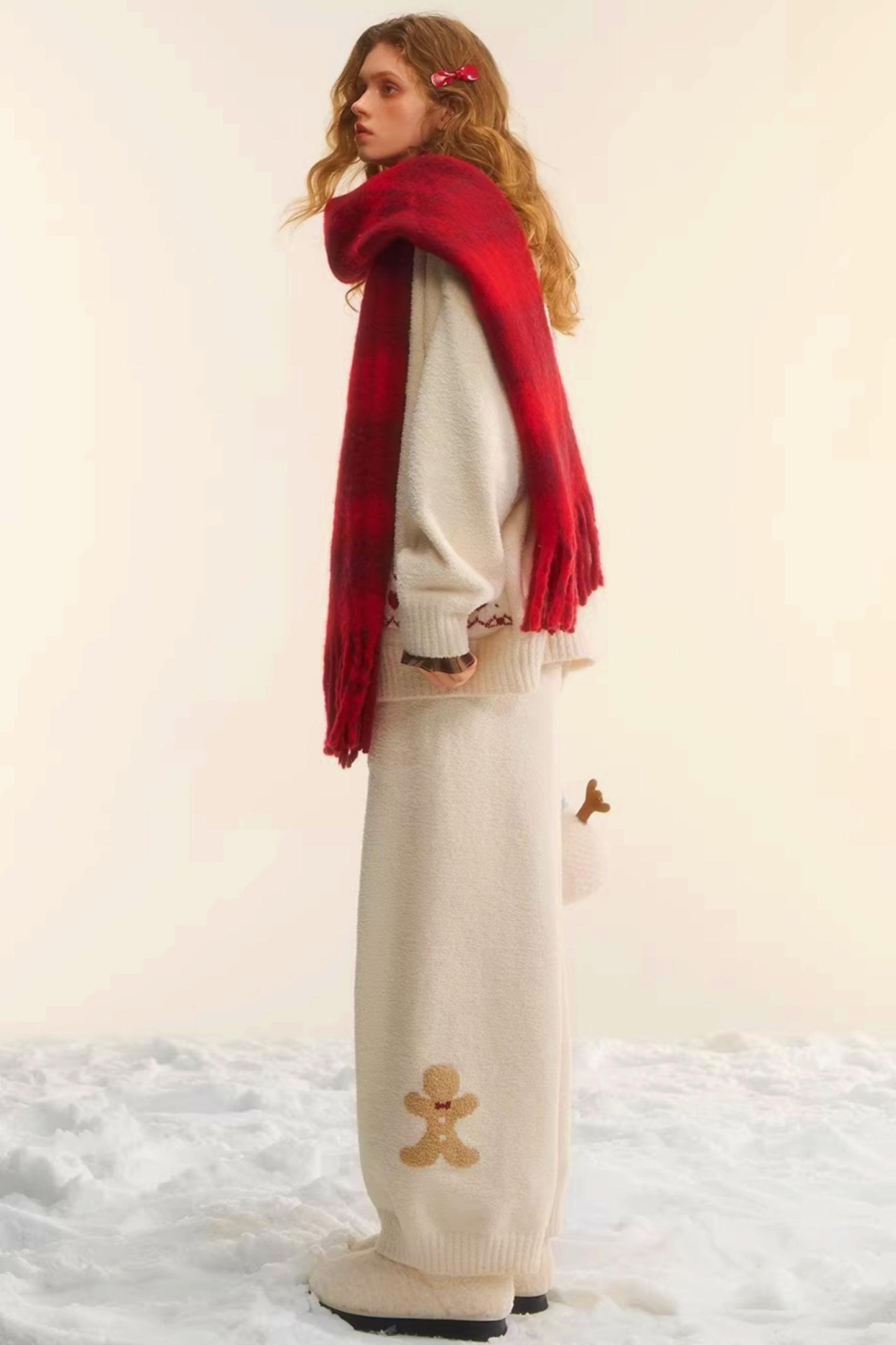 Gingerbread Fair Isle Knit Sweater Set-Up