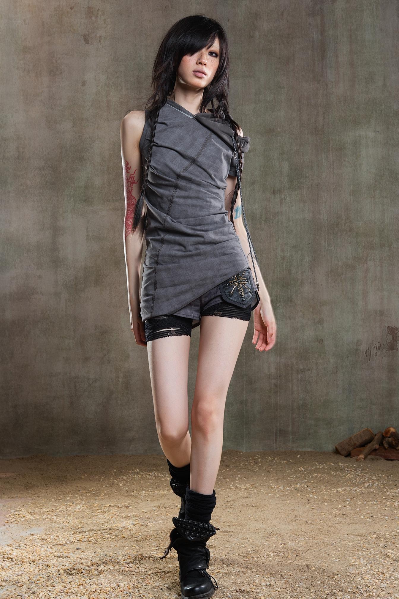 Punk Pleated Vest