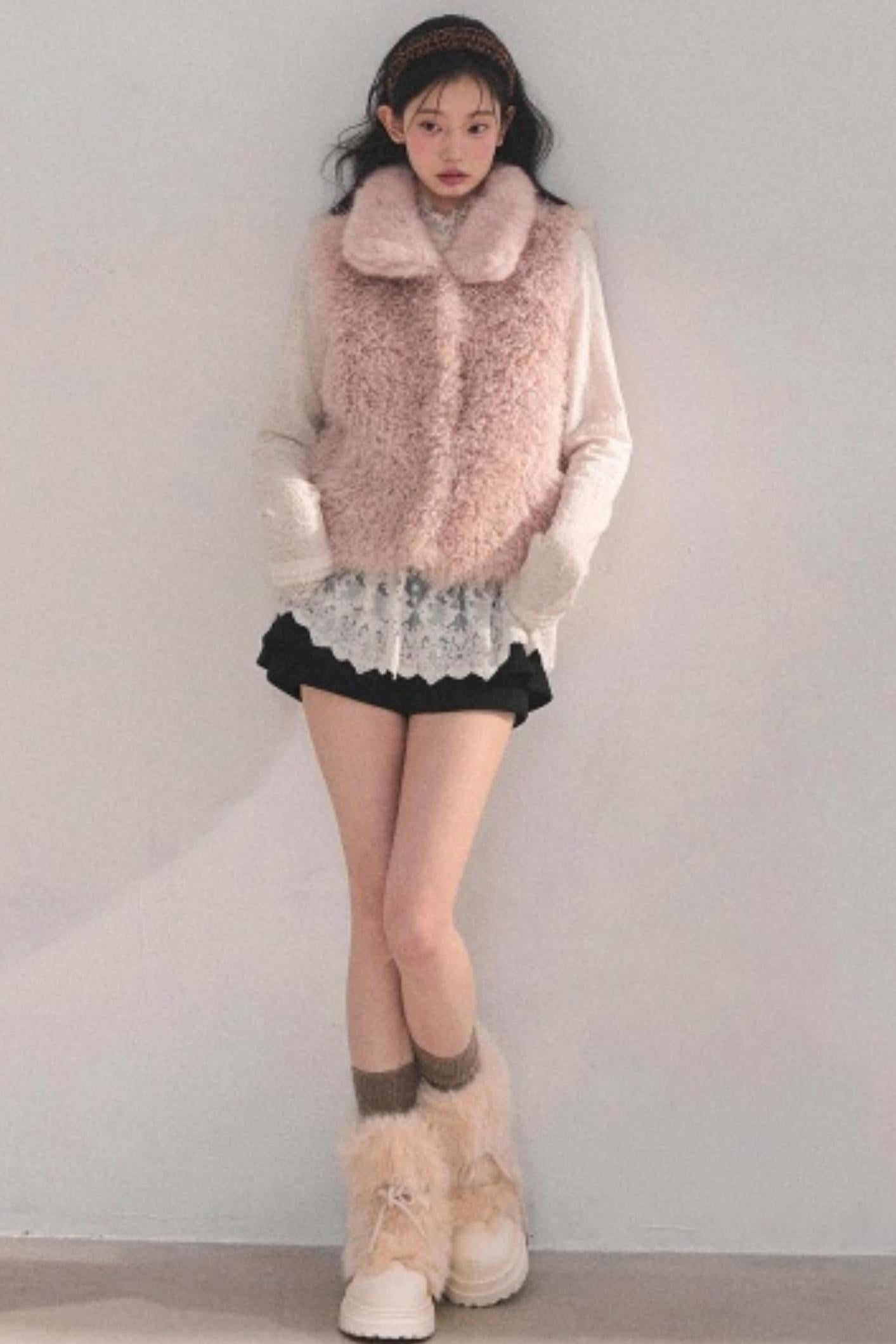 Reversible Faux Fur Vest