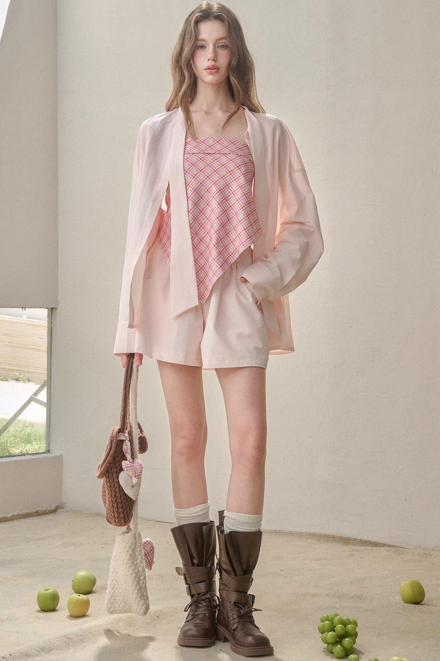 Pink Bow Shirt set-Up