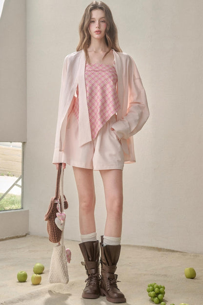 Pink Bow Shirt set-Up