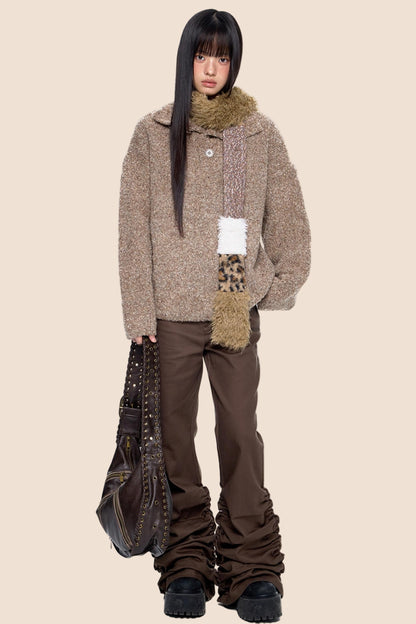 Stand-Up Vintage Sweater Jacket