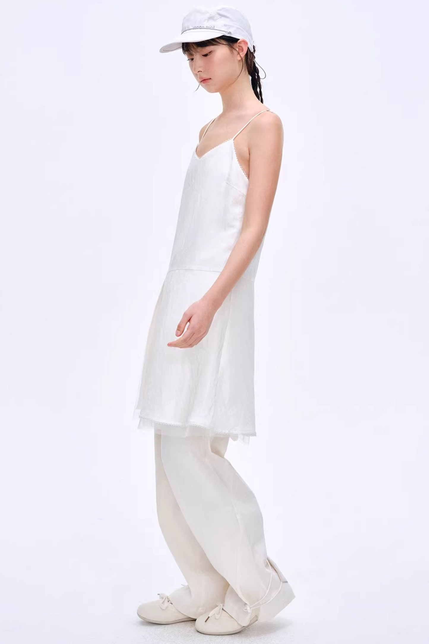 Lyocell Blend Color-Block Pants