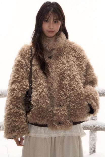 Reversible Lamb Wool Coat