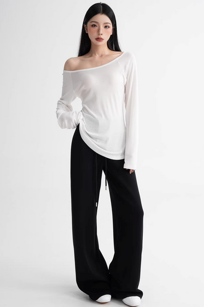 Lyocell Off-Shoulder Top