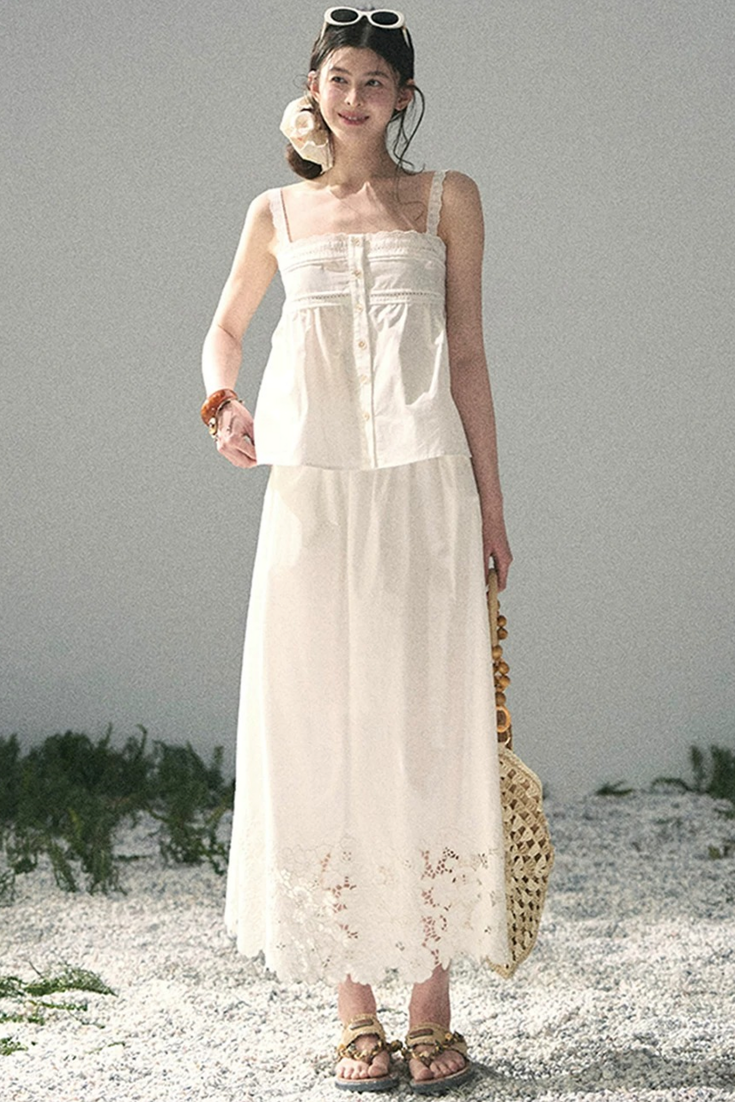Cloud Lace Two-Piece Set-Up