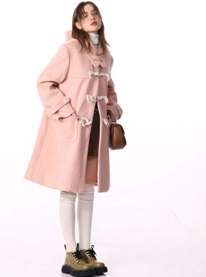 Niko Hooded Tweed Coat