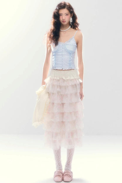 Okinawa Lace Cotton Camisole