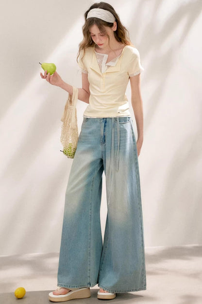 Green-Yellow Layered Tee