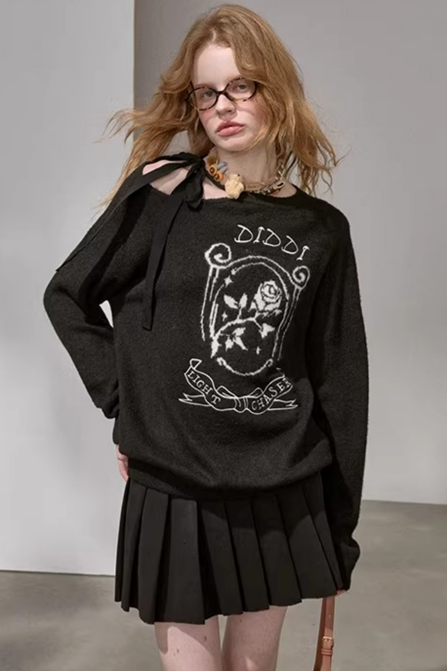 Knitted Two-Piece Sweater Pants Set