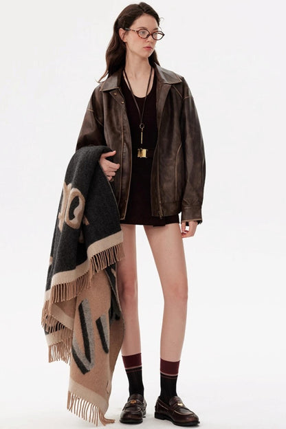 Handsome Street Leather Jacket