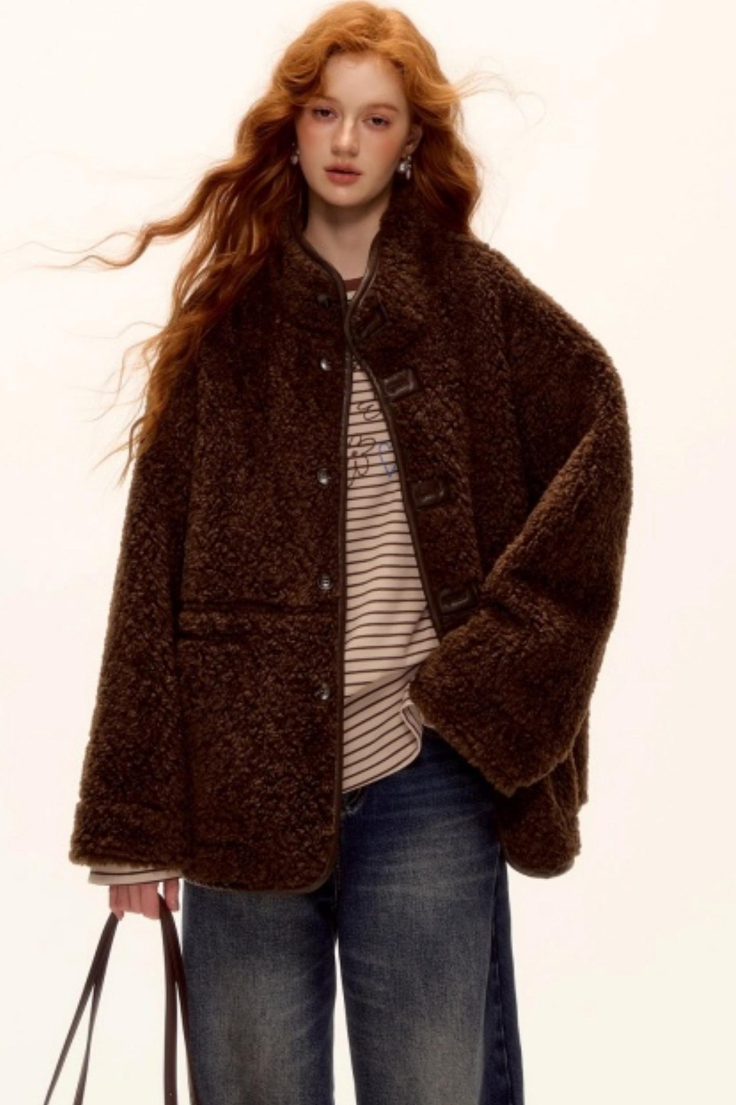 Reversible Suede Lambswool Jacket