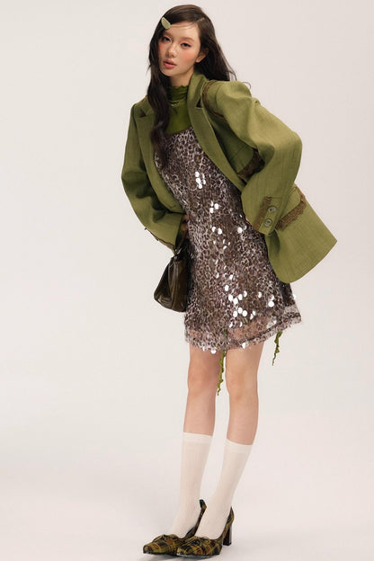 Ivy Vintage Green Blazer