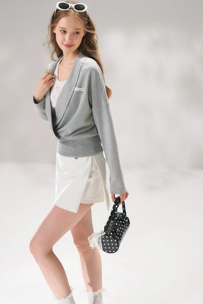 Intellectual Side-Slit Skirt