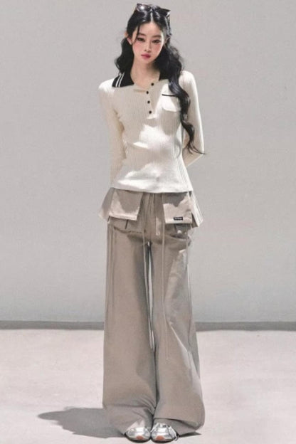 Bella Wide-Leg Workwear Pants