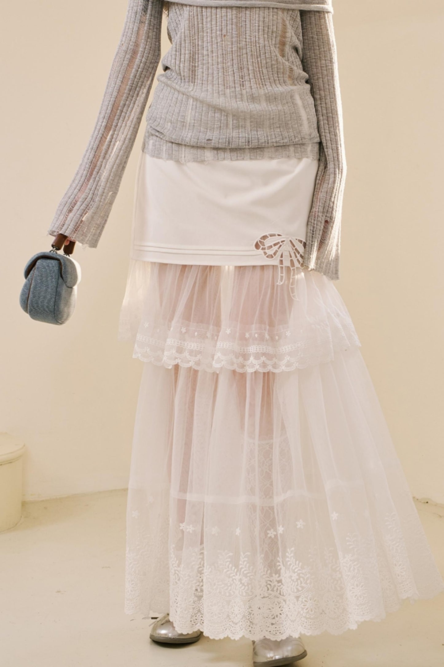 Chic Lace Half Skirt