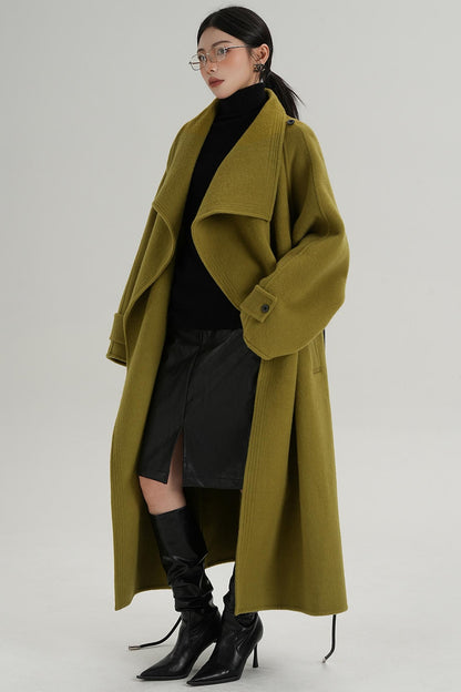 Ultra-High Reversible Wool Coat
