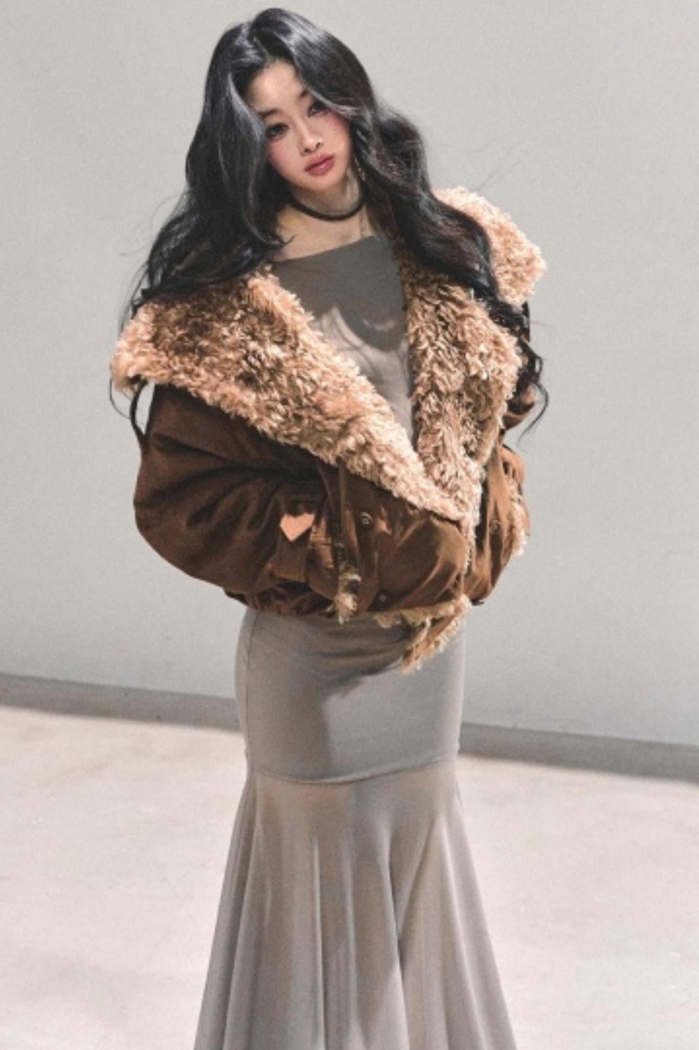 Slim-Fit Autumn Dress