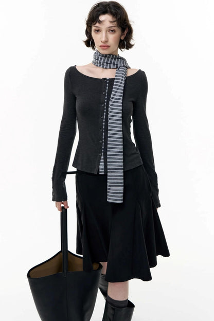 Black Slimming Skirt