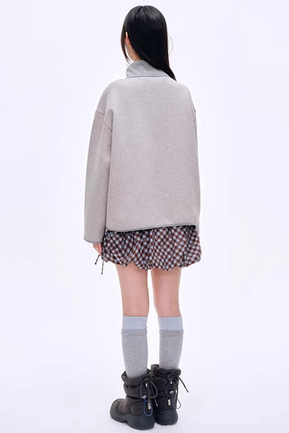 High-Gloss Two-Tone Slouch Socks