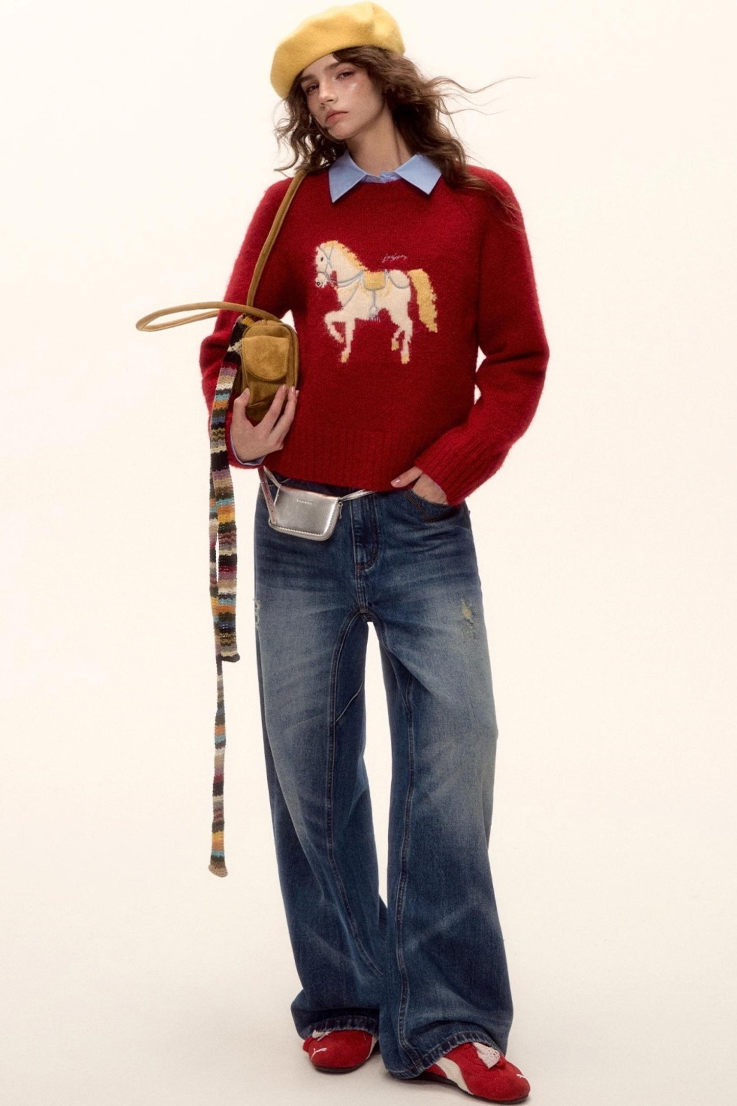 Lucky Pony Wool Sweater