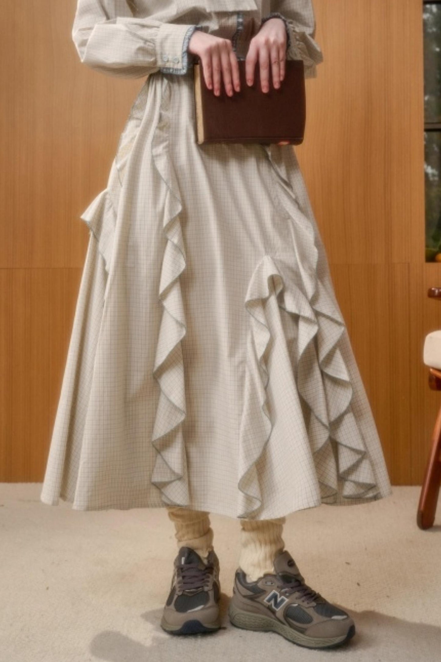 Organic Cotton Patchwork Blouse Set-Up