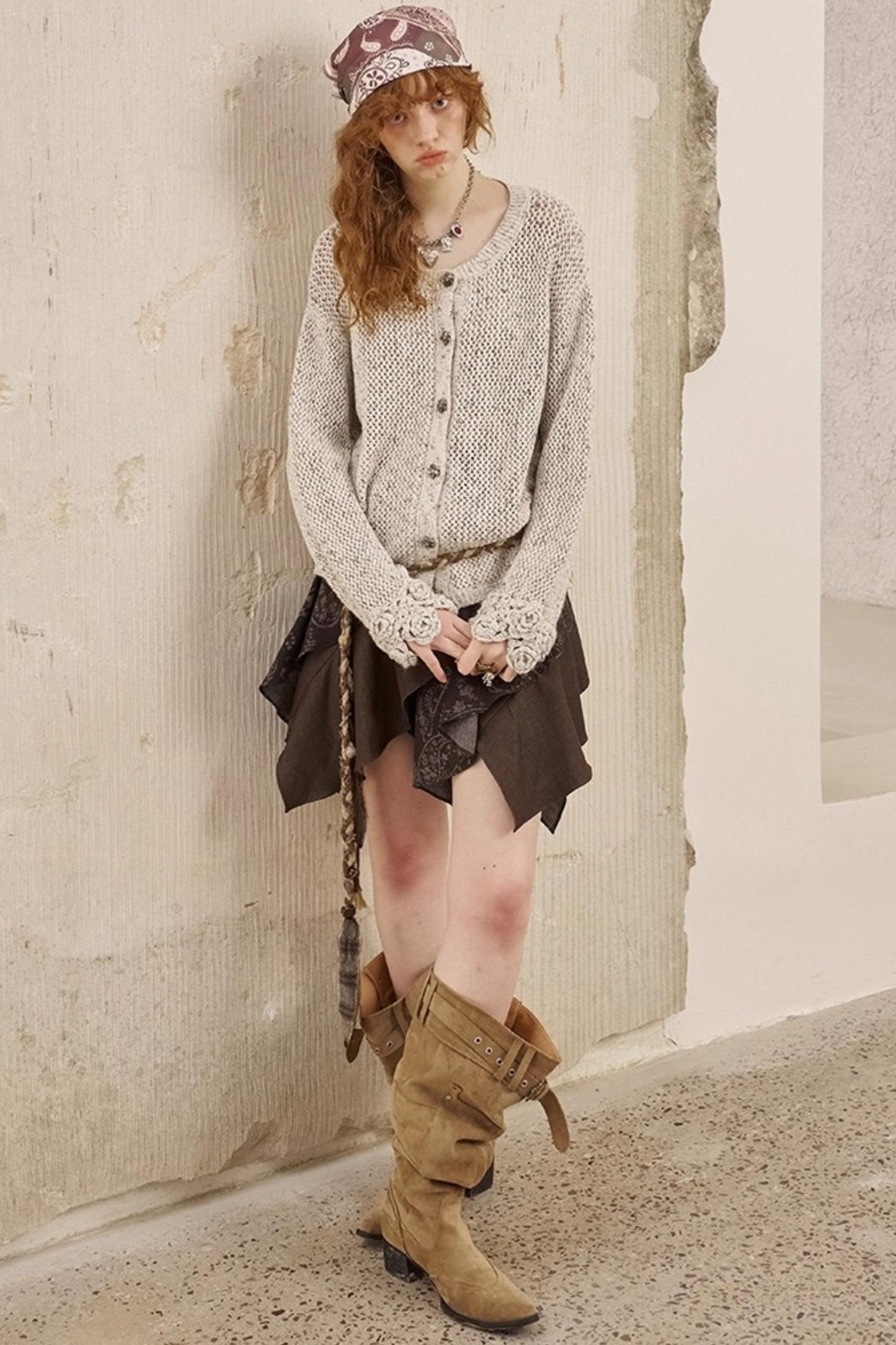 Vintage Crocheted Cardigan