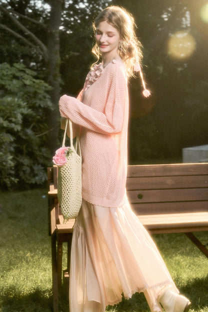 Galaxy Cool Ice Silk Cardigan