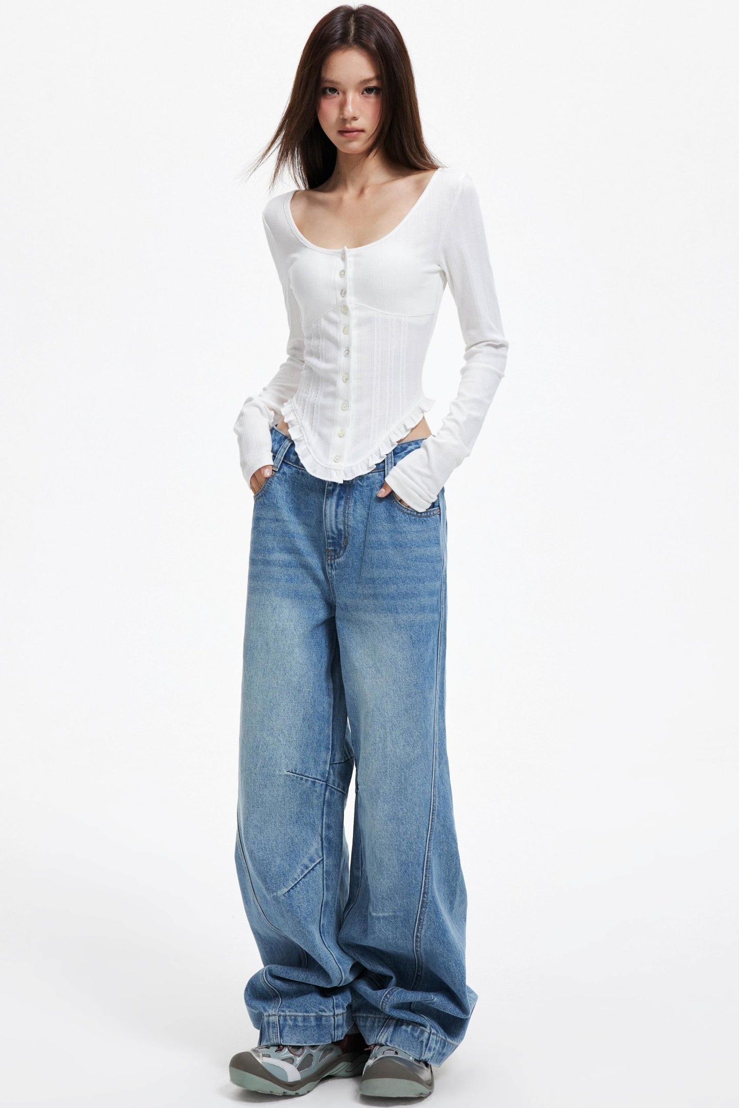 Hot Jacquard Knitted Sweater