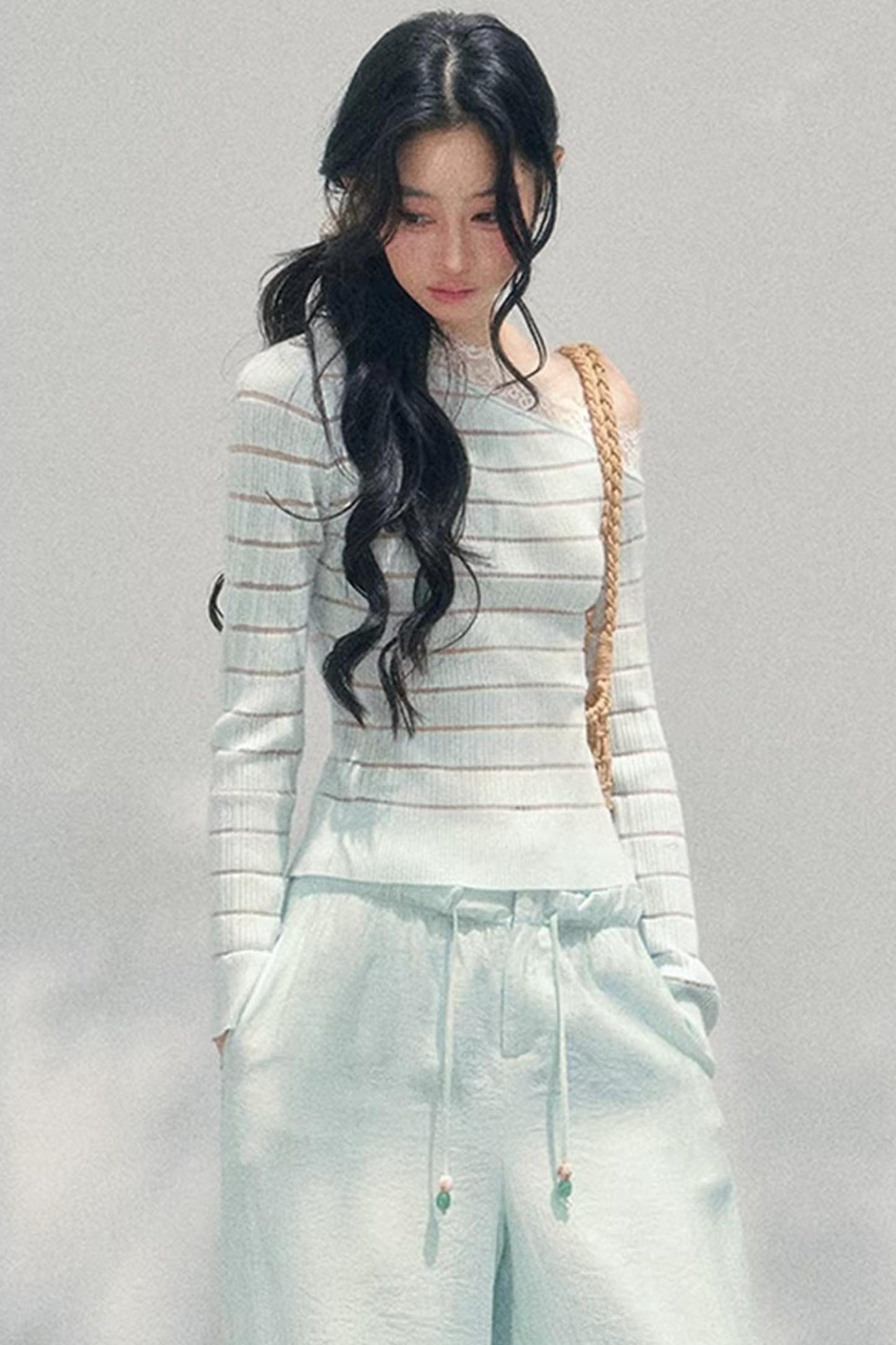 Gentle Glance Knitted Lace Top