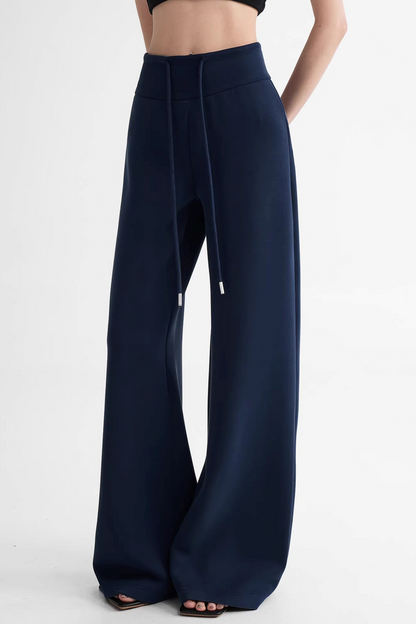 Modal Knit High-Waisted Pants