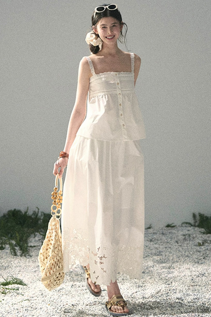 Cloud Lace Two-Piece Set-Up