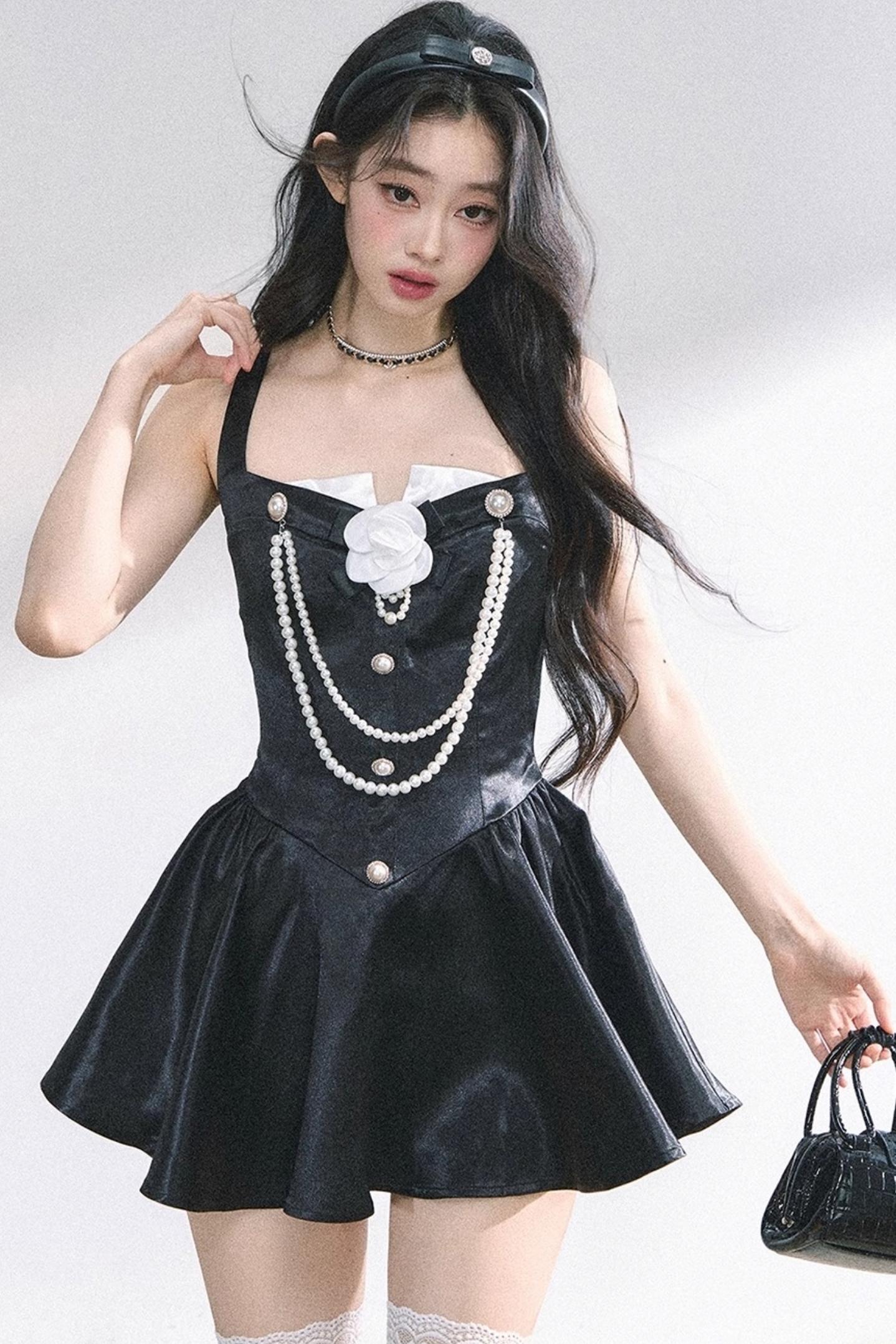 Summer Rose Halter Dress