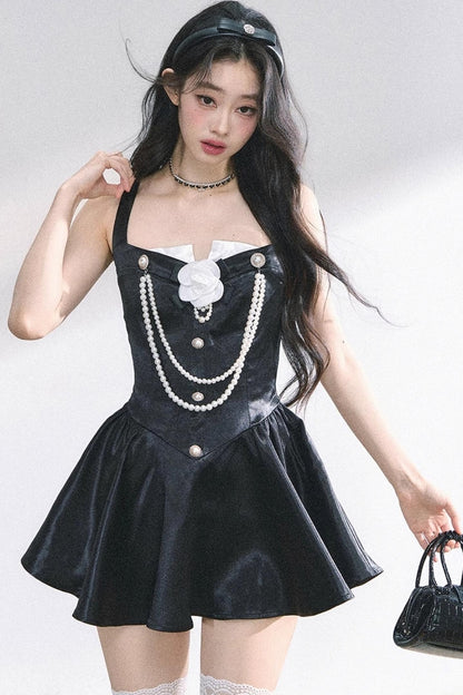 Summer Rose Halter Dress