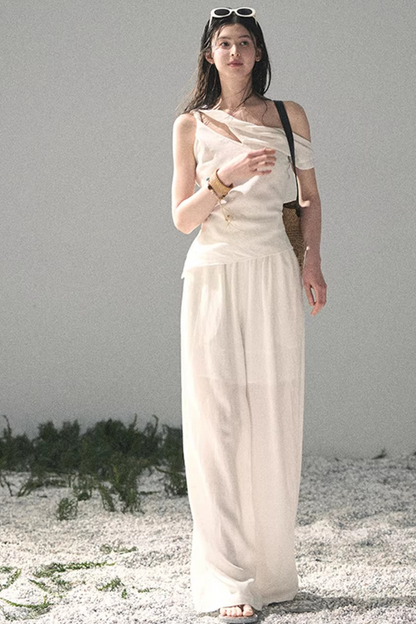 Minimalist Summer Top Pants Set-Up