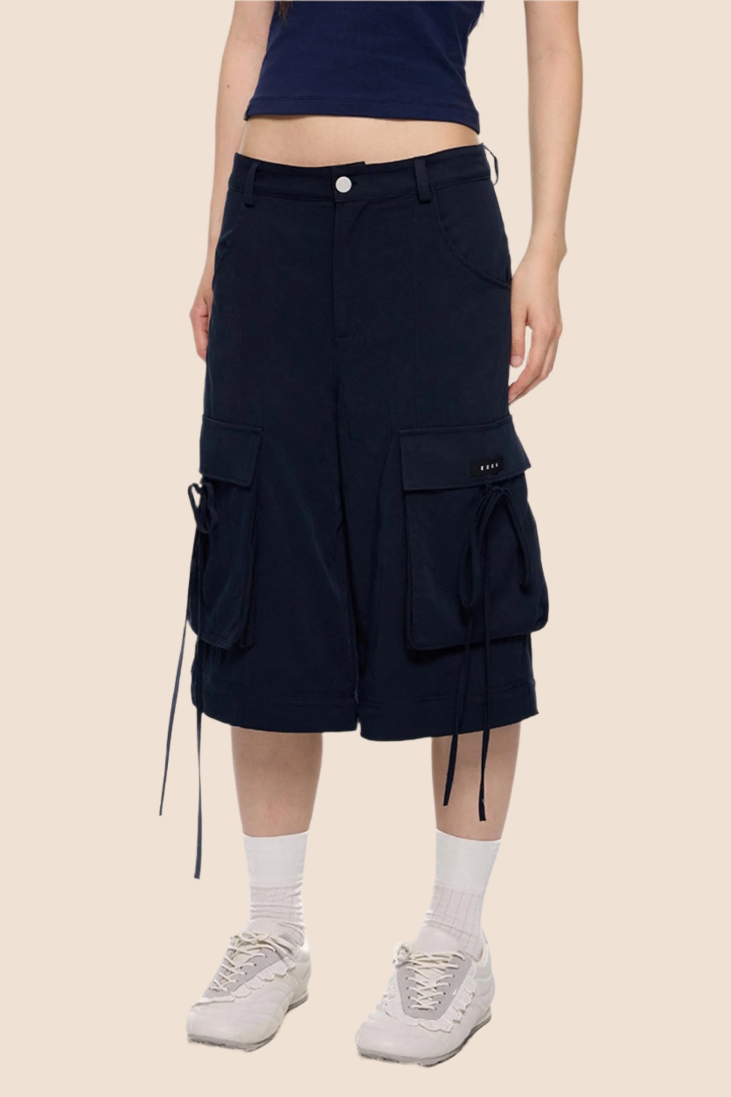 Removable Wide-Leg Slacks